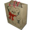Christmas Paper Gift Bag With Lovely Bear