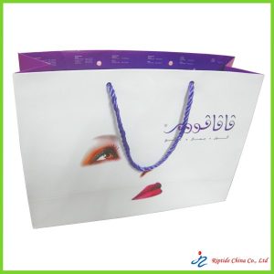 Custom paper shopping bag