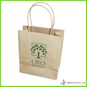 Recyclable kraft paper bag
