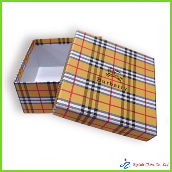 two pieces striped box