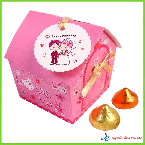 pink Paper Candy Box