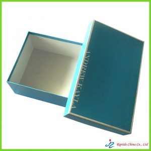 elegant blue shoe boxes