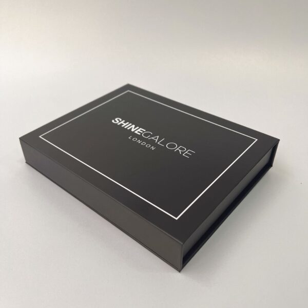 157gsm art paper laminated matte black gift box cardboard tool box
