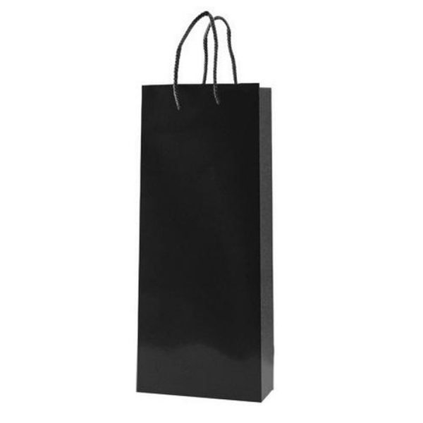 Black Promotional Gift paper Bags