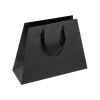 Black Pyramid Paper Shopping Bag