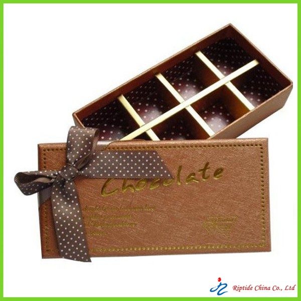 Cardboard chocolate boxes
