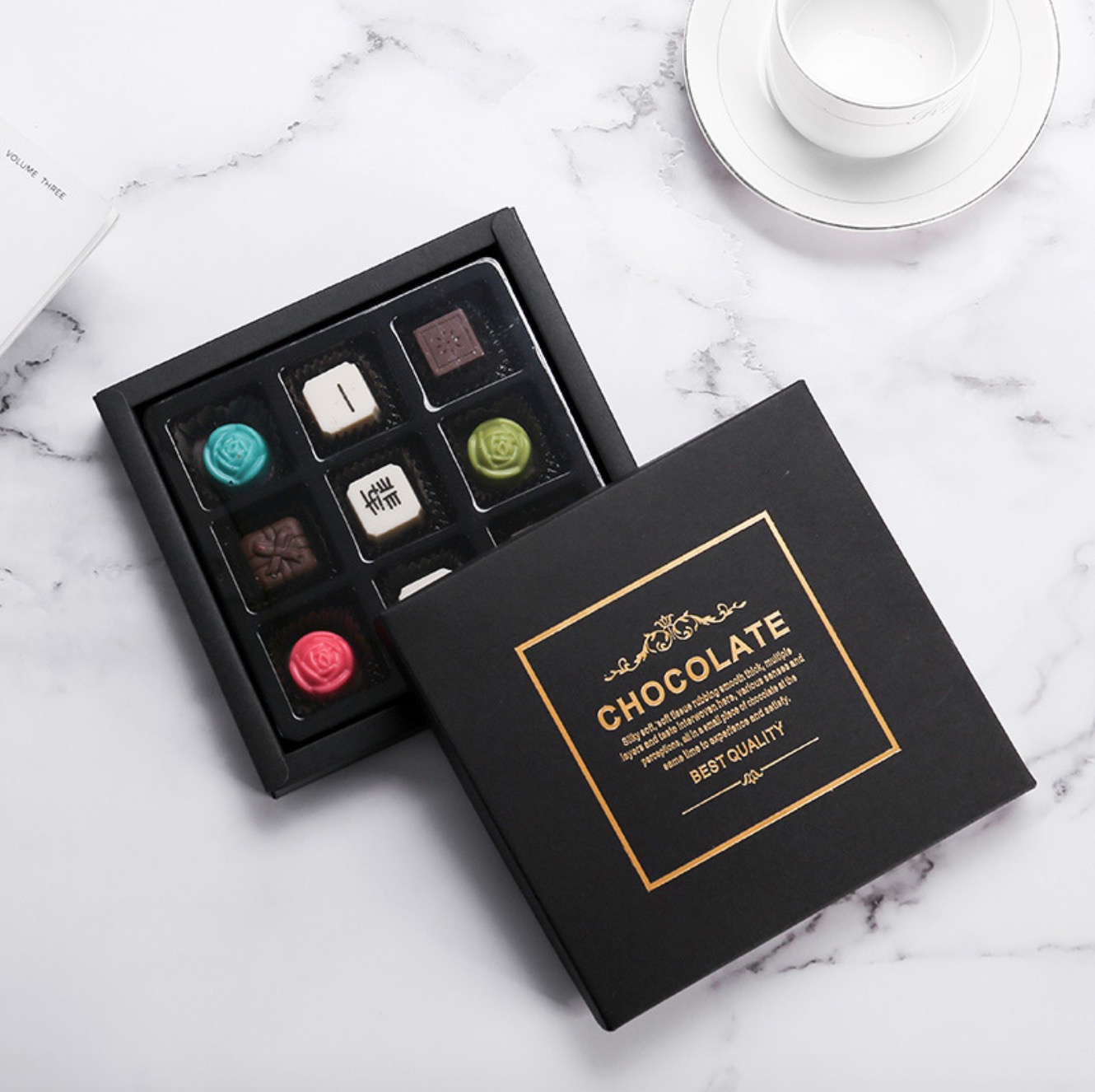 Square Chocolate Box