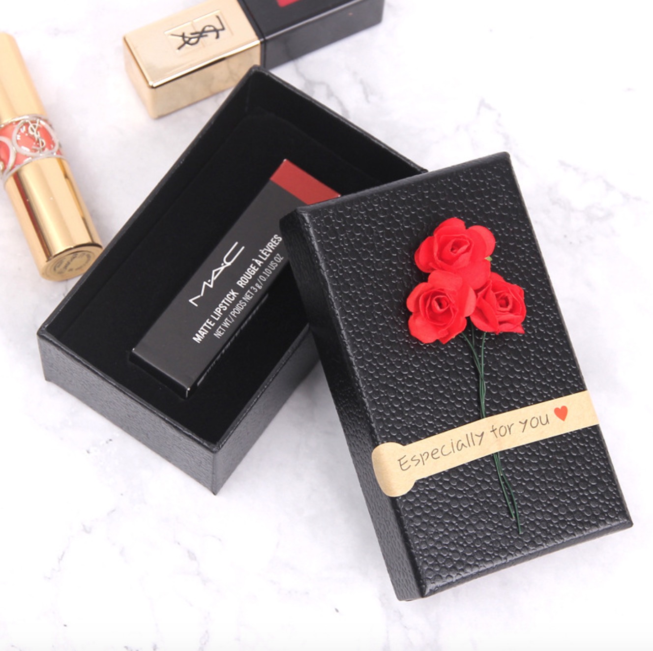 Gift Box And Gift Bag Set, Cardboard Gift Box Matching Paper Gift Bag