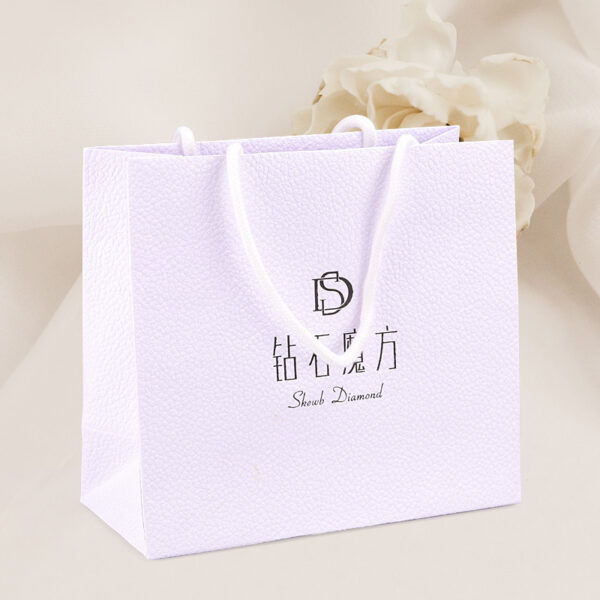 litchi textured paper bag 1