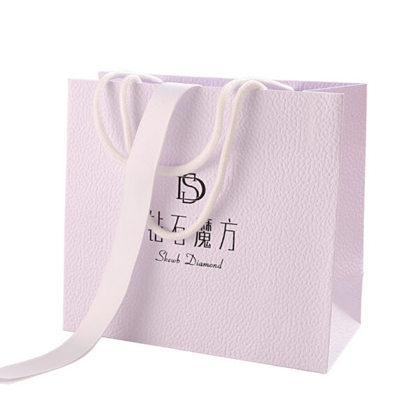 litchi textured paper bag 2