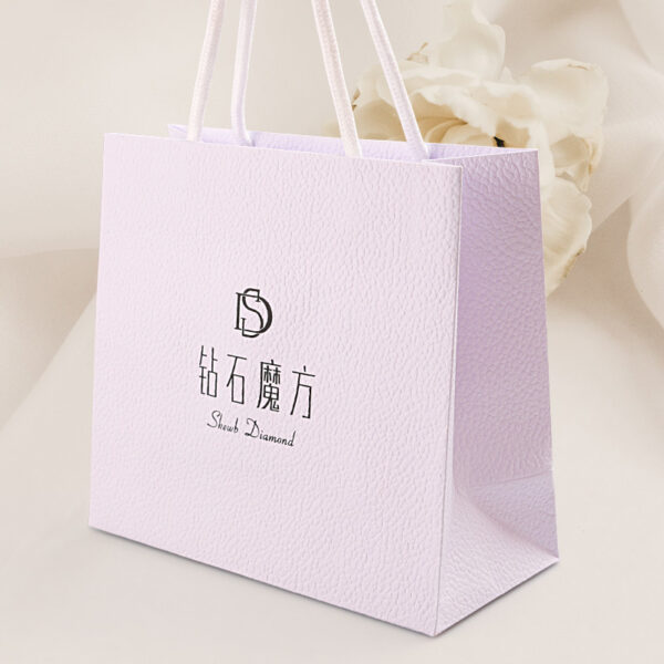 litchi textured paper bag 3